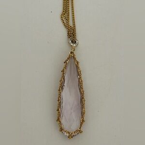 Anthony Nak Amethyst Diamond Necklace